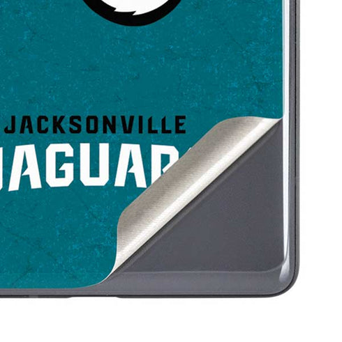 NFL Jacksonville Jaguars Teal Distressed Google Pixel 7a Skin